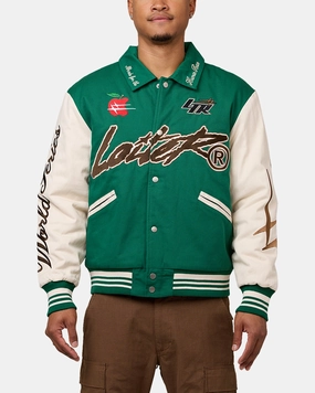 Loiter World Series Varsity Jacket Green Base Layer suitable for summer sports