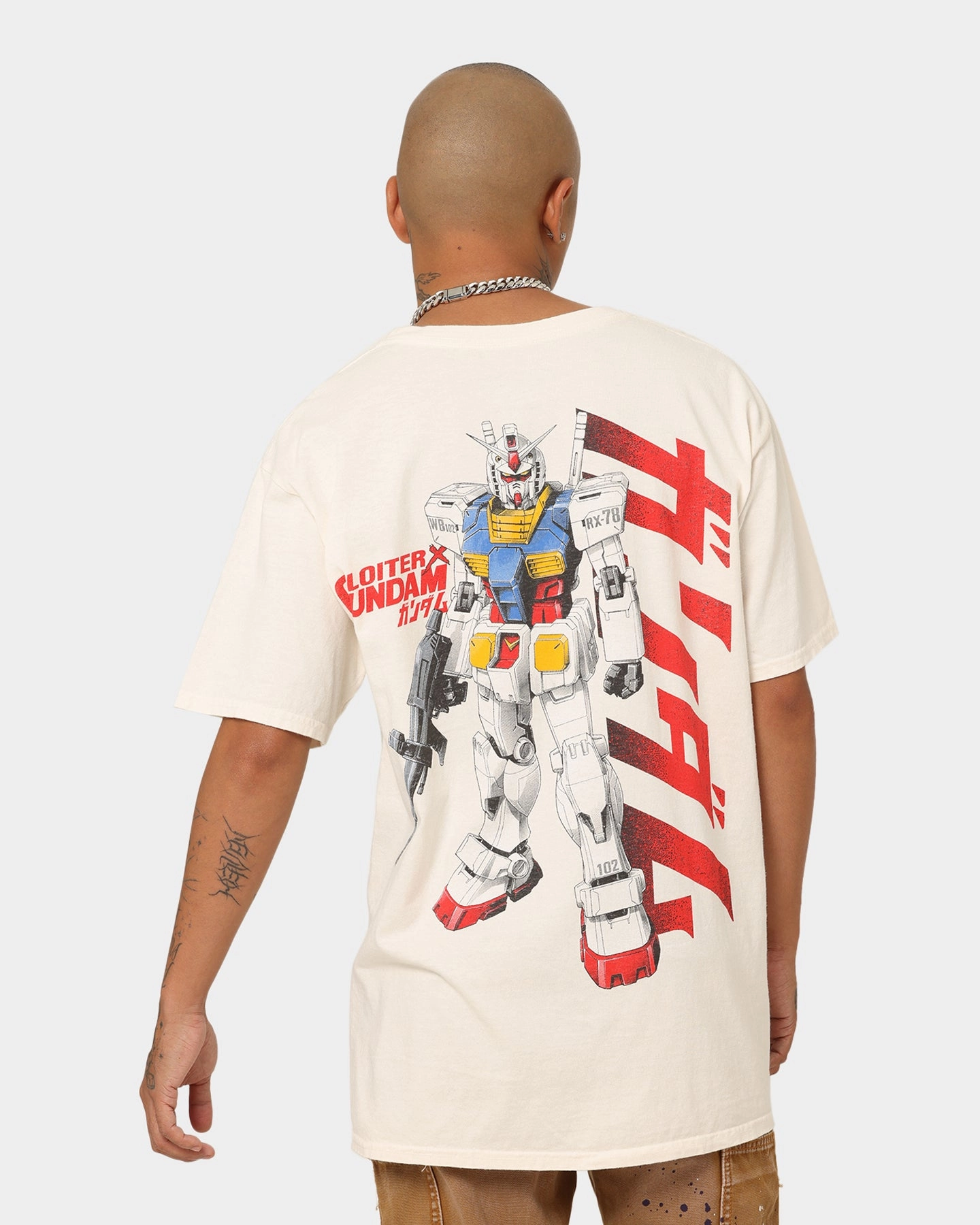 Ultimate Comfort Loiter X Gundam Gundam Vintage T-Shirt Off White