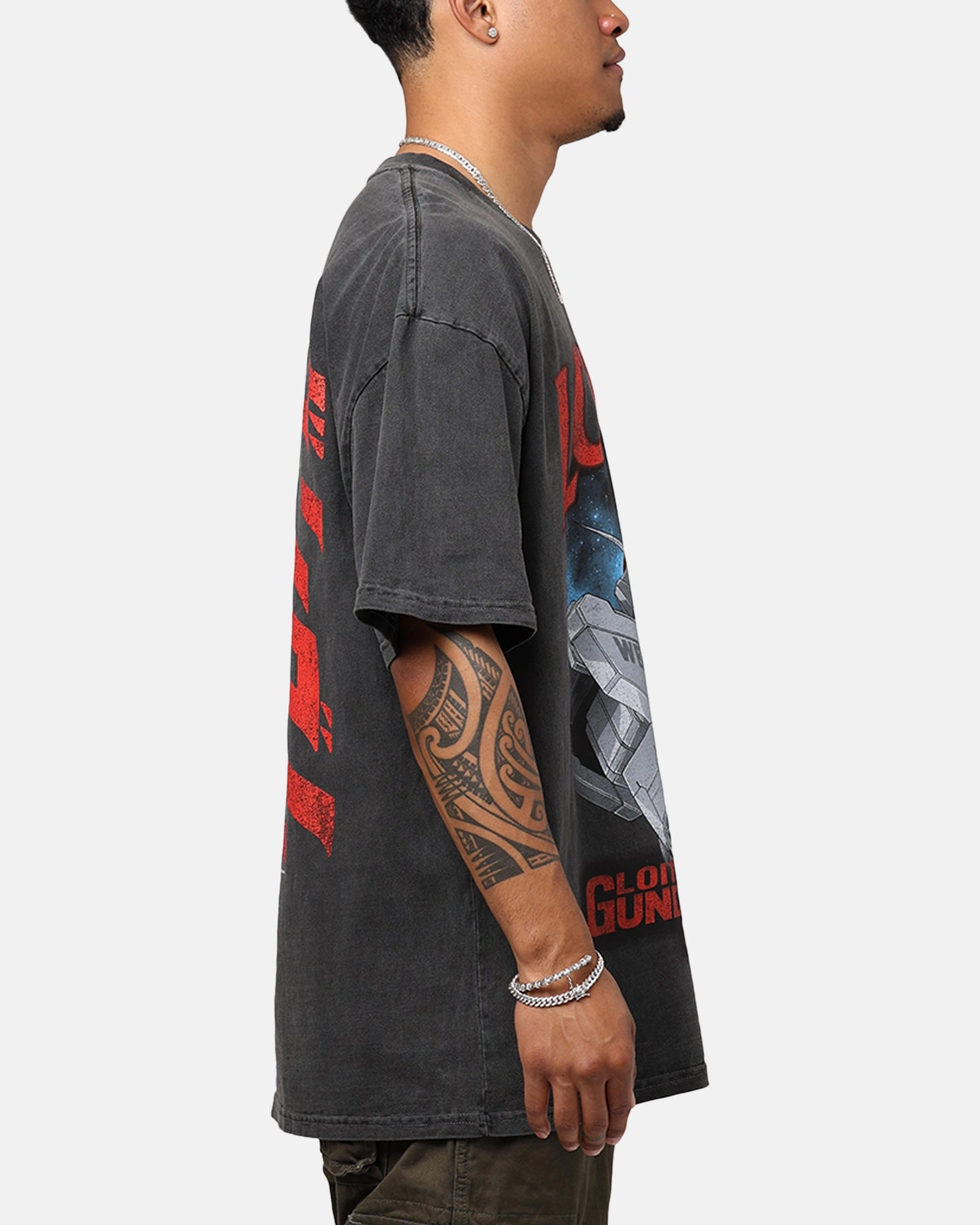 Loiter X Gundam Gundam Vintage T-Shirt Vintage Black Chill Comfort Look hypoallergenic material