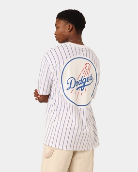 Floral freshness Street Smart Look New Era Los Angeles Dodgers T-Shirt White Pinstripe