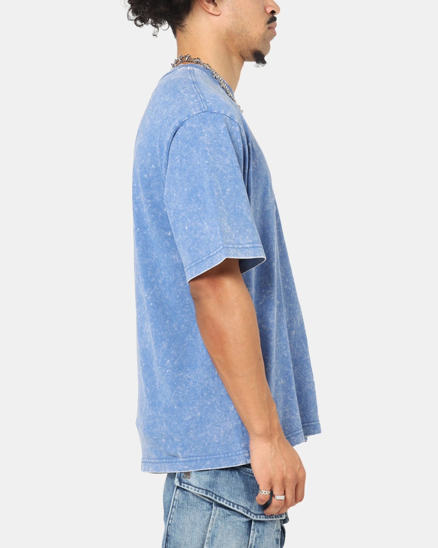 G-Star Acid Wash Boxy T-Shirt Blue Timeless and Chic