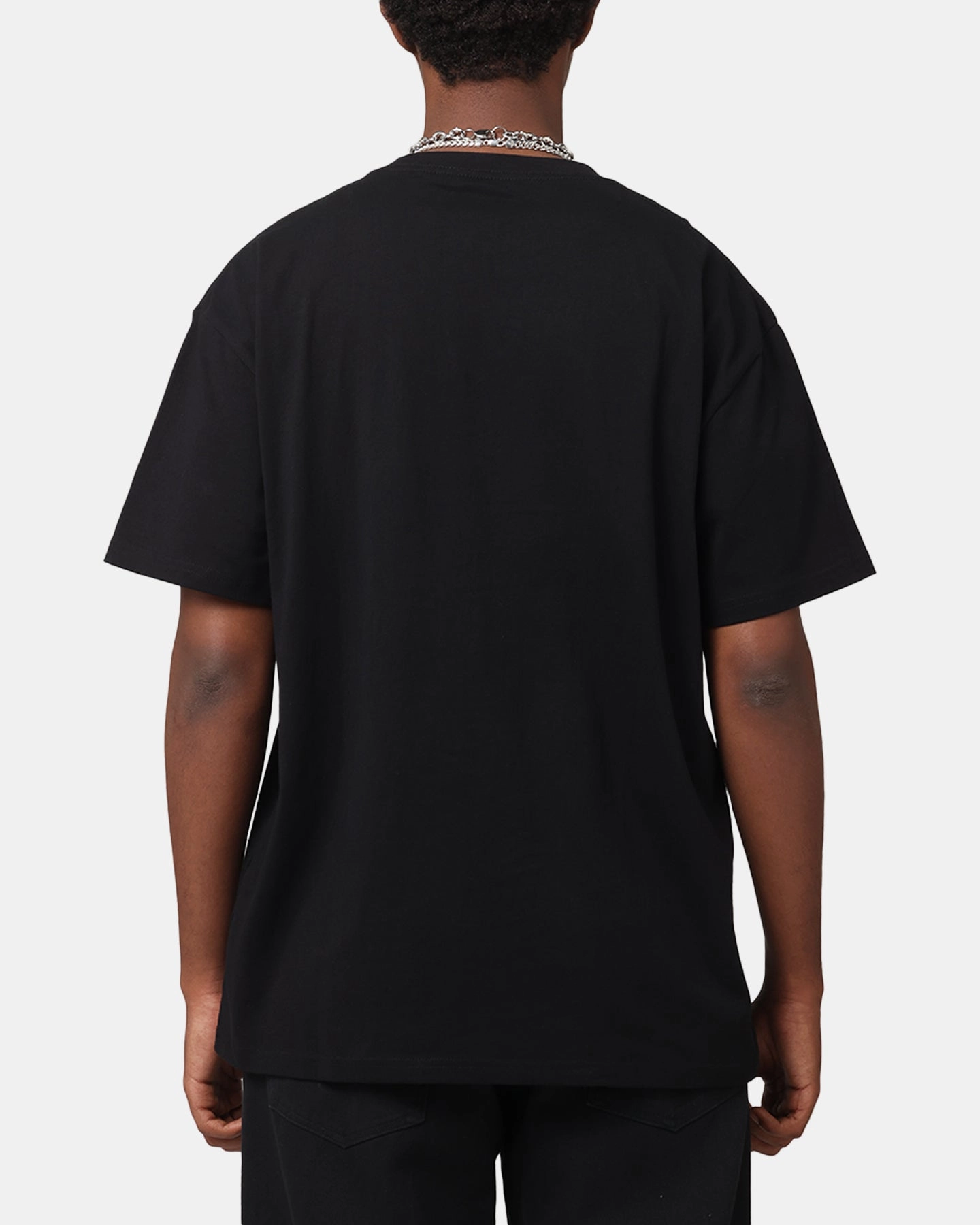 Yarn Dyed Fabric LowImpact Manufacturing Carre Rising Heavy T-Shirt Black