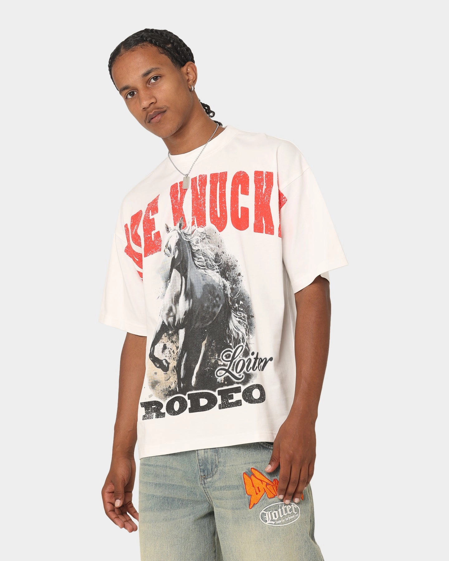 Loiter Frontier Vintage T-Shirt Off White Cool Vibes