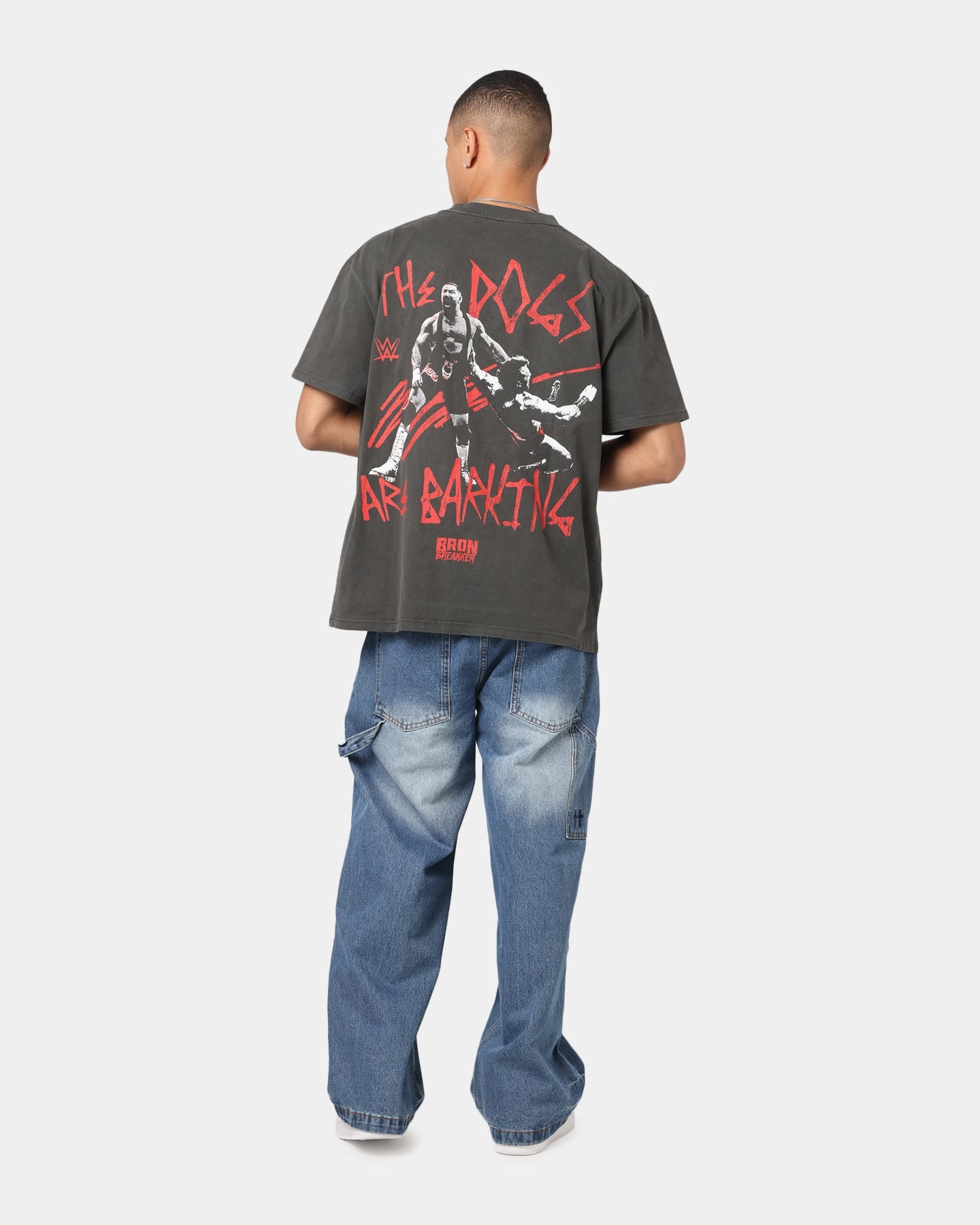 EasyCareFinish Culture Kings X WWE Ron Breaker Heavy T-Shirt Black Wash