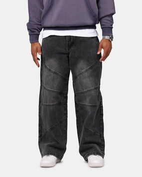 Saint Morta Amplus Armoury Jeans Black Shadow Vibrant Bold Look Street Fashion