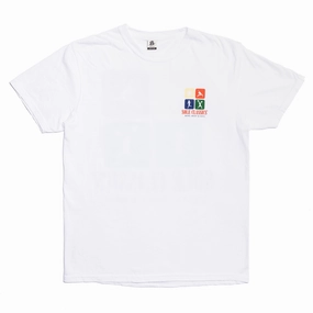 FadeResistantPrint Bold colors Sole Classics Mind Body & Soul SS Tee in White