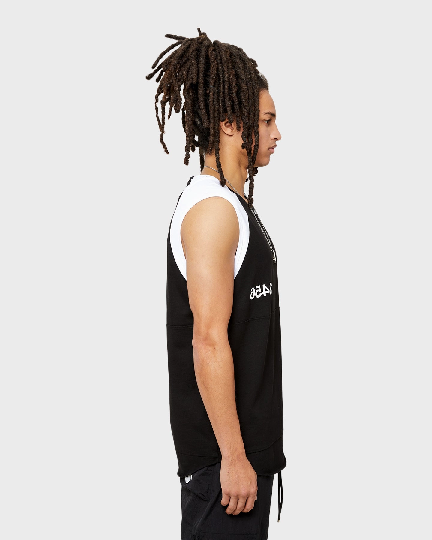 The Anti Order Unknown Singlet Black/White Heavyweight Weave Weekend Trend