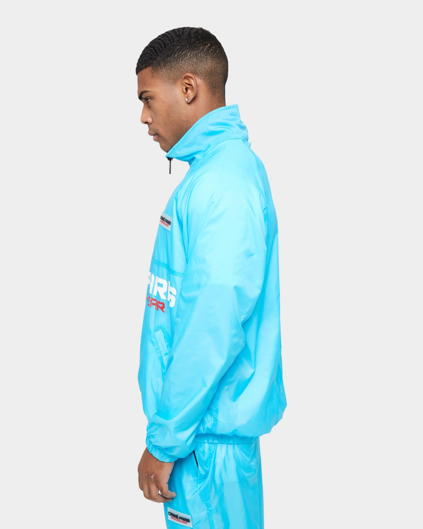 NonBulkyFit Carr?? Revolution Wear 3/4 Windbreaker Baby Blue