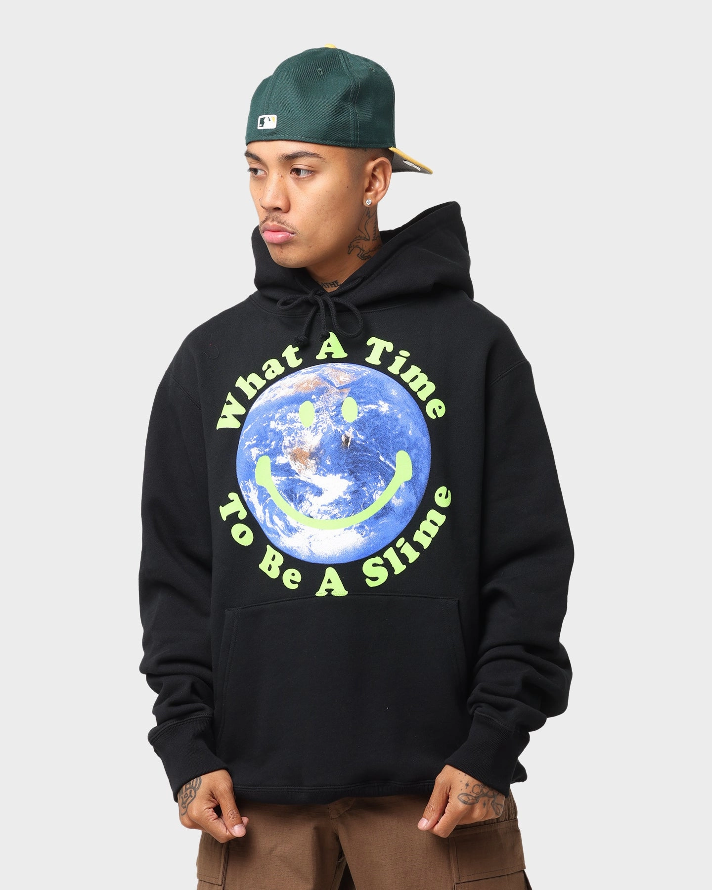 Los Angeles RadYo! What A Time To Be a Slime Hoodie Black Layered Comfort
