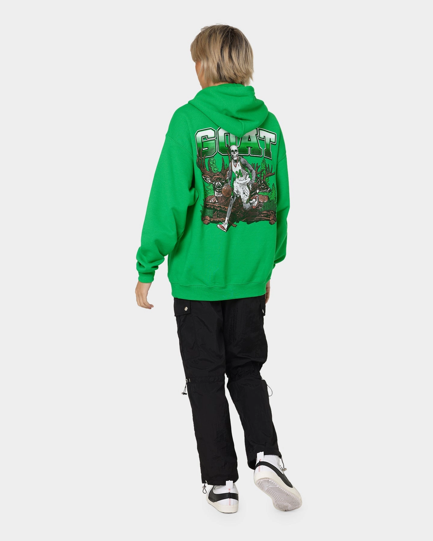 Odor Resistant Formal Style Goat Crew Buck Hunter Hoodie Black