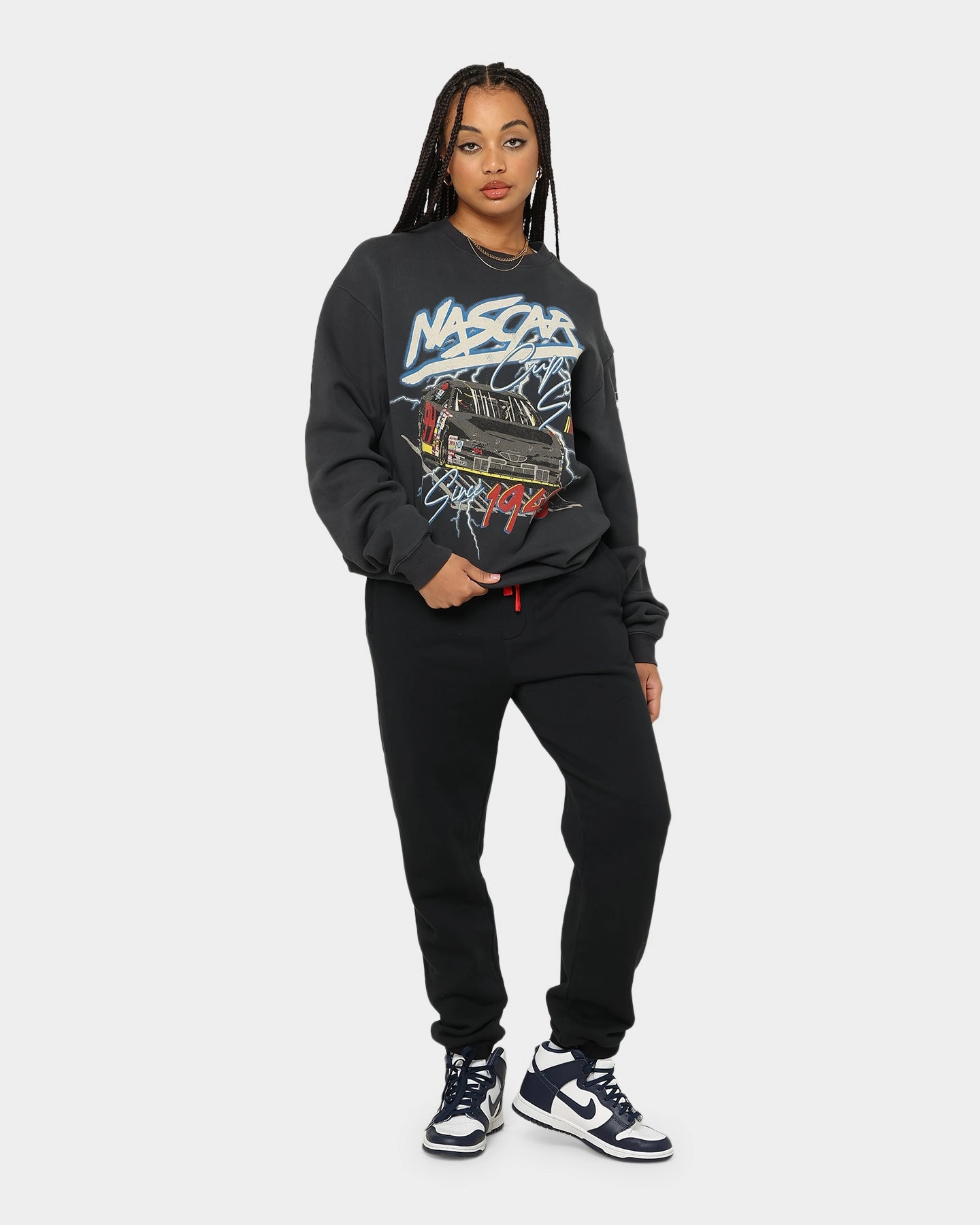 Elegant Evening NASCAR Lightning Cup Series Crewneck Washed Black