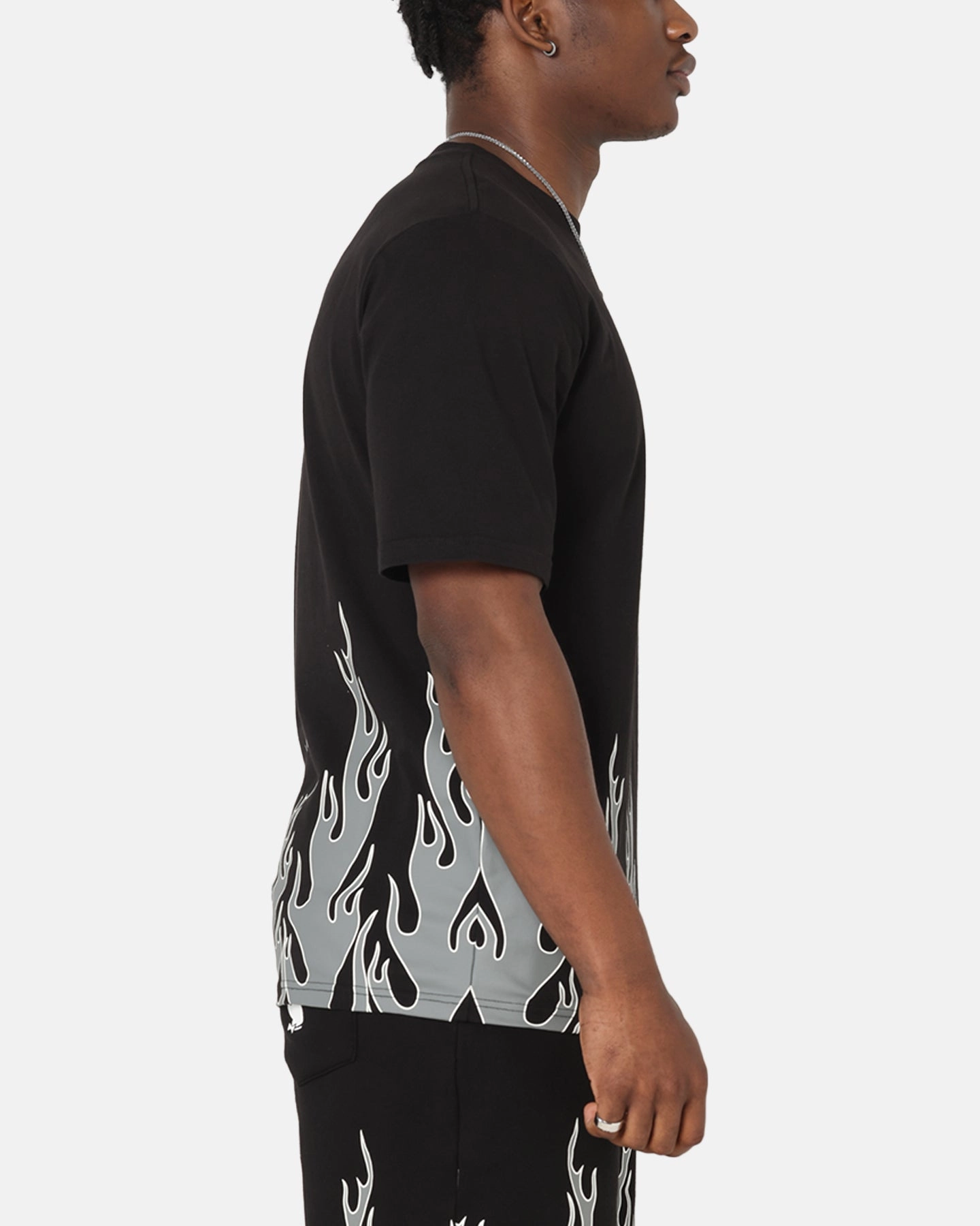 ComfortOptimizedConstruction Playboy Gothic Flames T-Shirt Black
