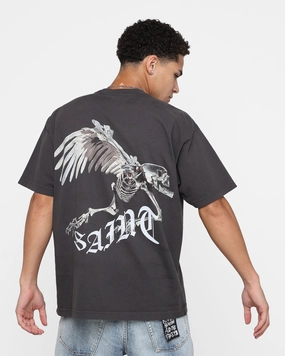 Saint Morta Departed Lafayette T-Shirt Vintage Black Travel convenience Chic And Comfortable