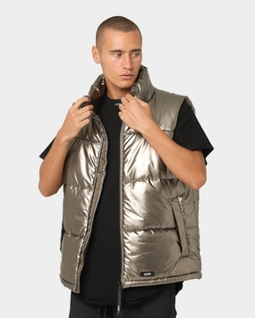 Bonded Seam Technology Warm Thinsulate The Anti Order Anti Joy Puffer Vest Pewter
