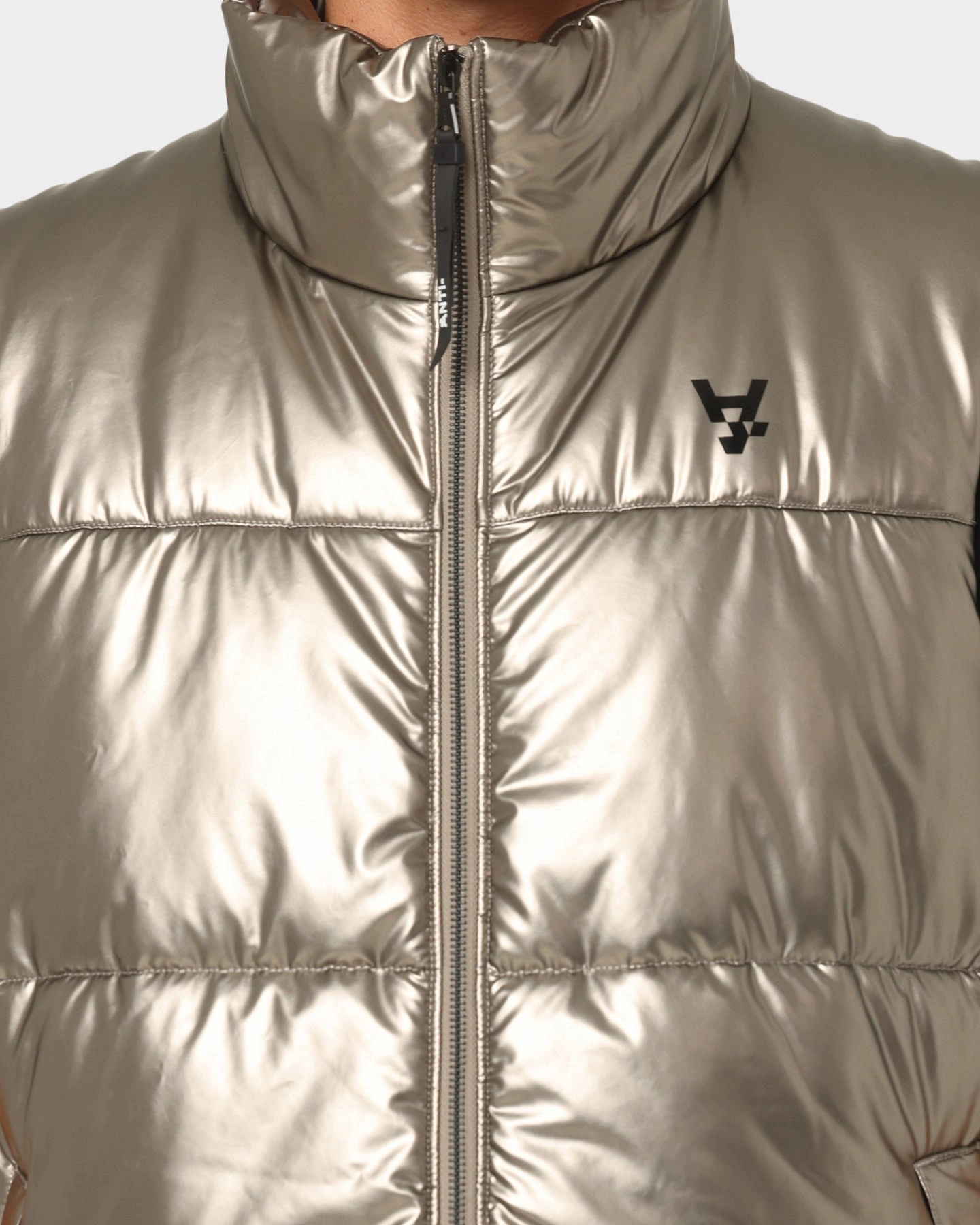 Keep Recycled Polyester Blend The Anti Order Anti Joy Puffer Vest Pewter