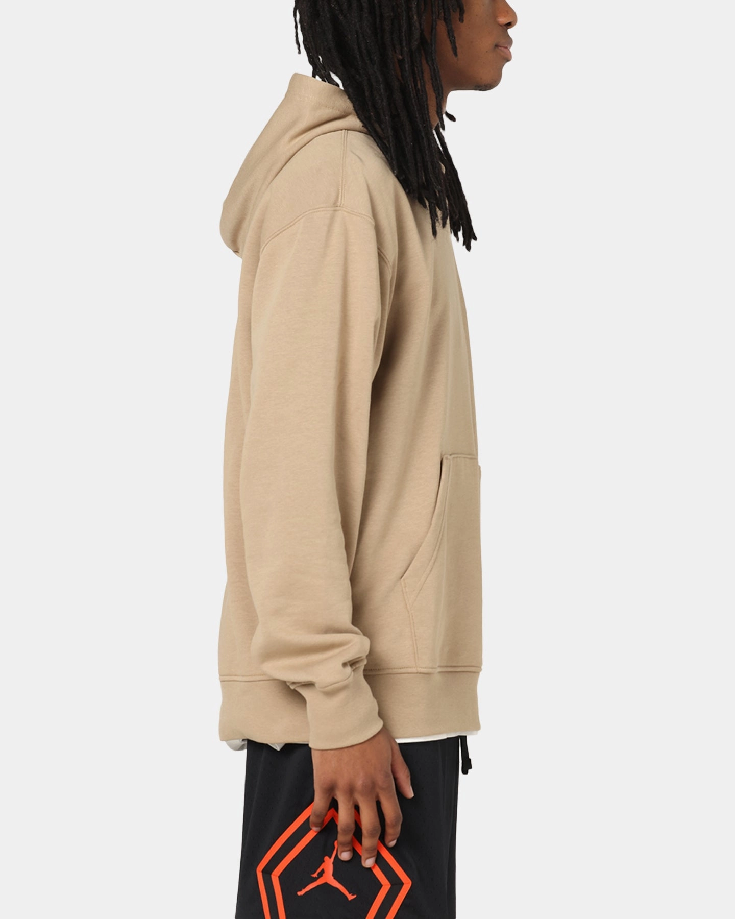 Jordan Brooklyn Fleece Pullover Hoodie Desert Camo/White Battle - tested
