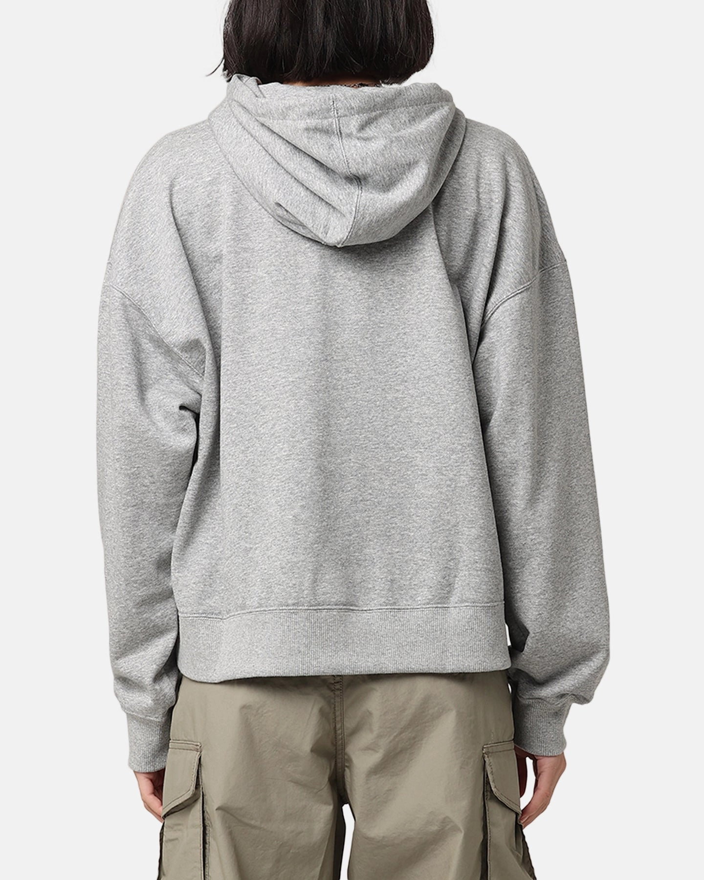 Articulated Elbows Quick Zip Jordan Women's Brooklyn Fleece Pullover Hoodie Dark Grey Heather