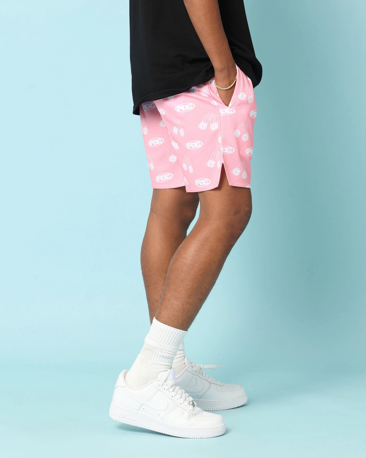 teenagers raincoat Carr?? Dice Club Shorts Pink