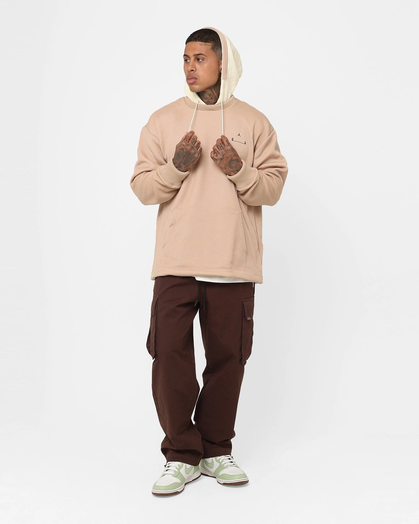 Jordan 23 Engineered Statement Fleece Pullover Hoodie Desert/Coconut Spectacles