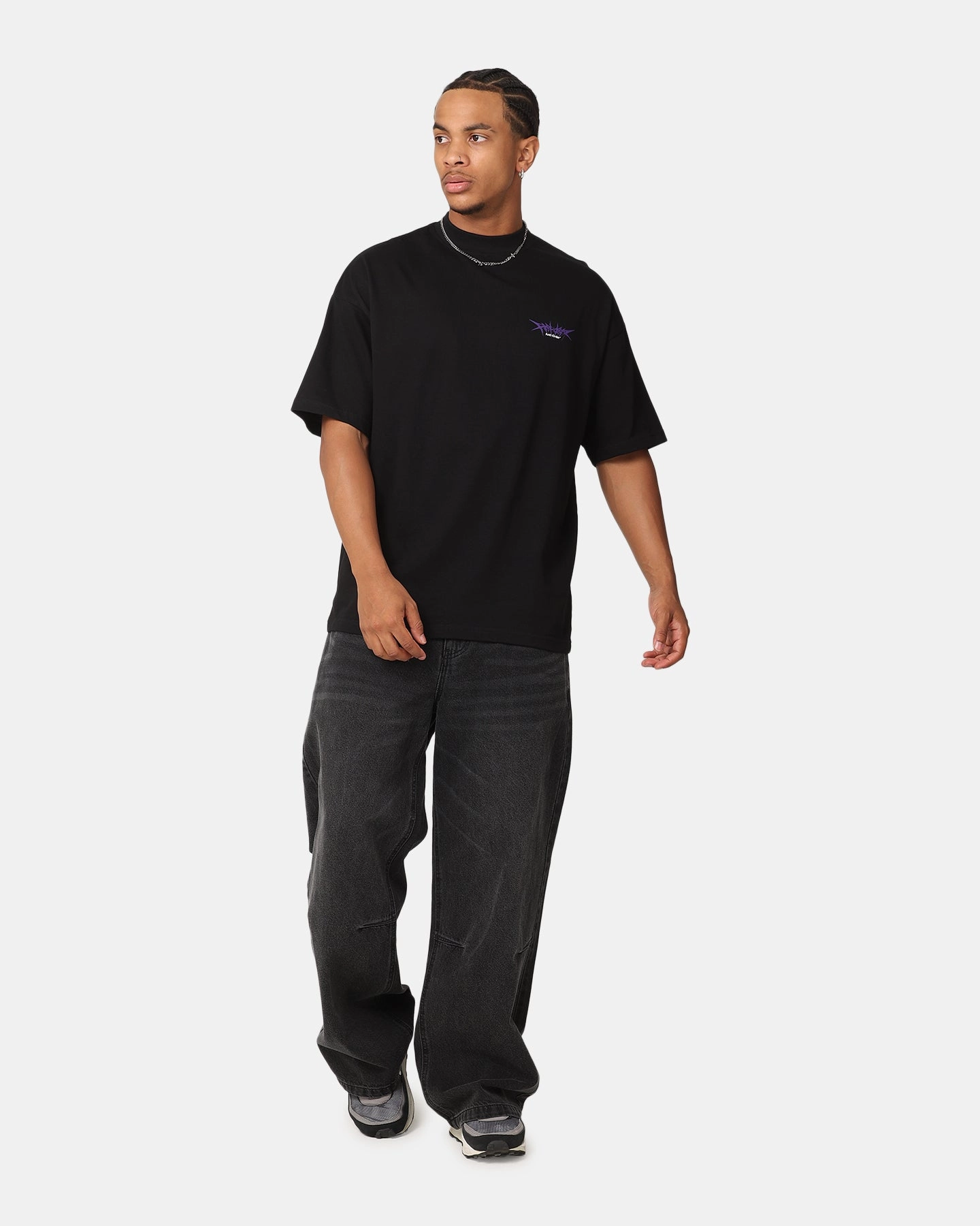 The Anti Order Metal Mock Neck T-Shirt Black weekday wear