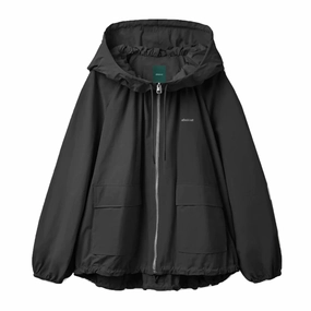 Matte Finish DoubleStitchSeams Afield Out River Oversized Windbreaker 'Black'