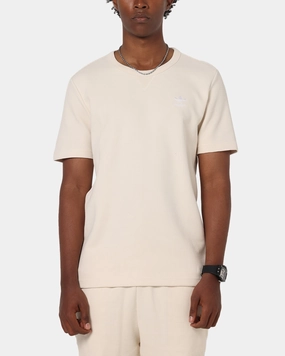 Adidas Trefoil Essentials Waffle T-Shirt Wonder White Plus size confidence Basic Wardrobe Piece