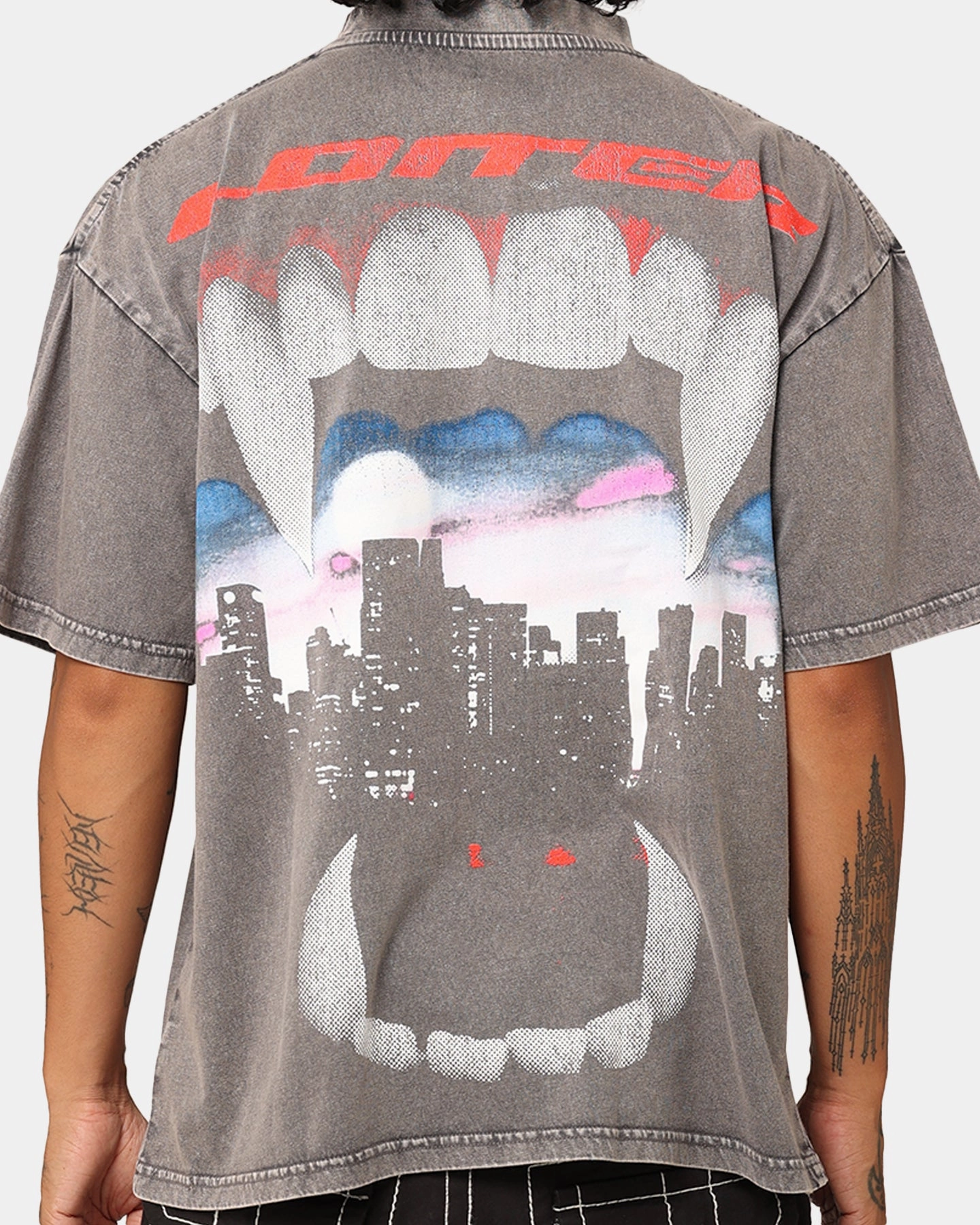 Loiter Urban Beast Vintage T-Shirt Charcoal Quick Drying
