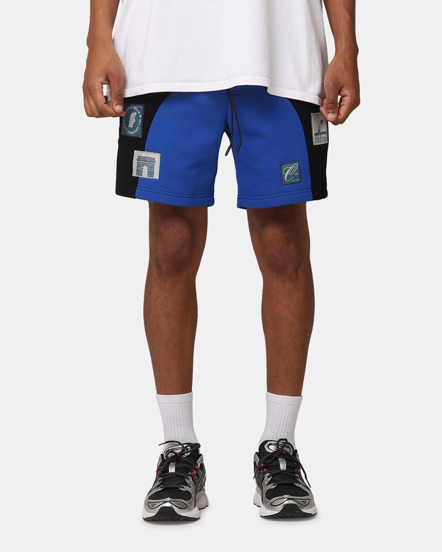 Carre Avant Panel Shorts Black/Royal Anti Static Fabric