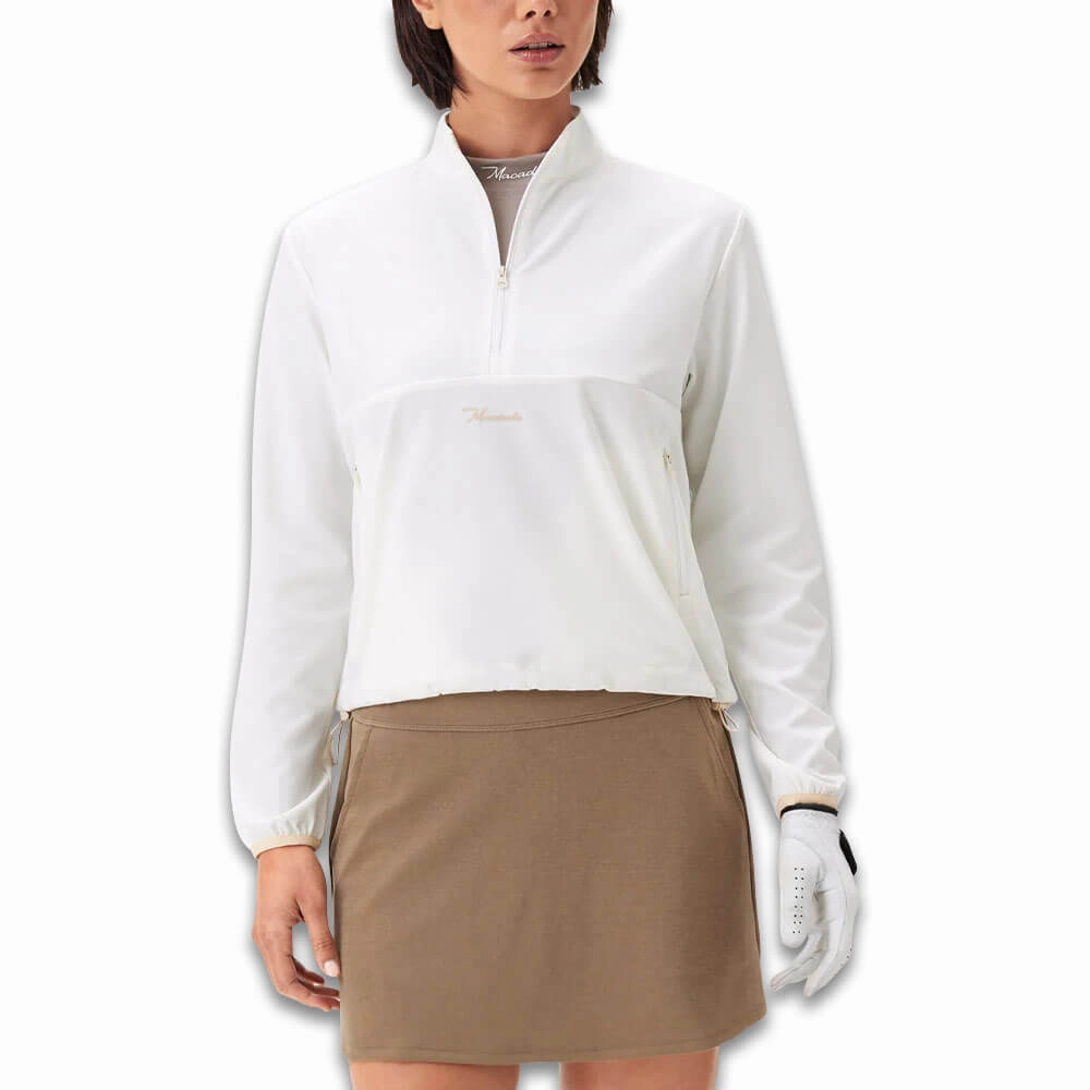 Modern Aesthetic Macade Range Golf Anorak Off White - SS25 Women