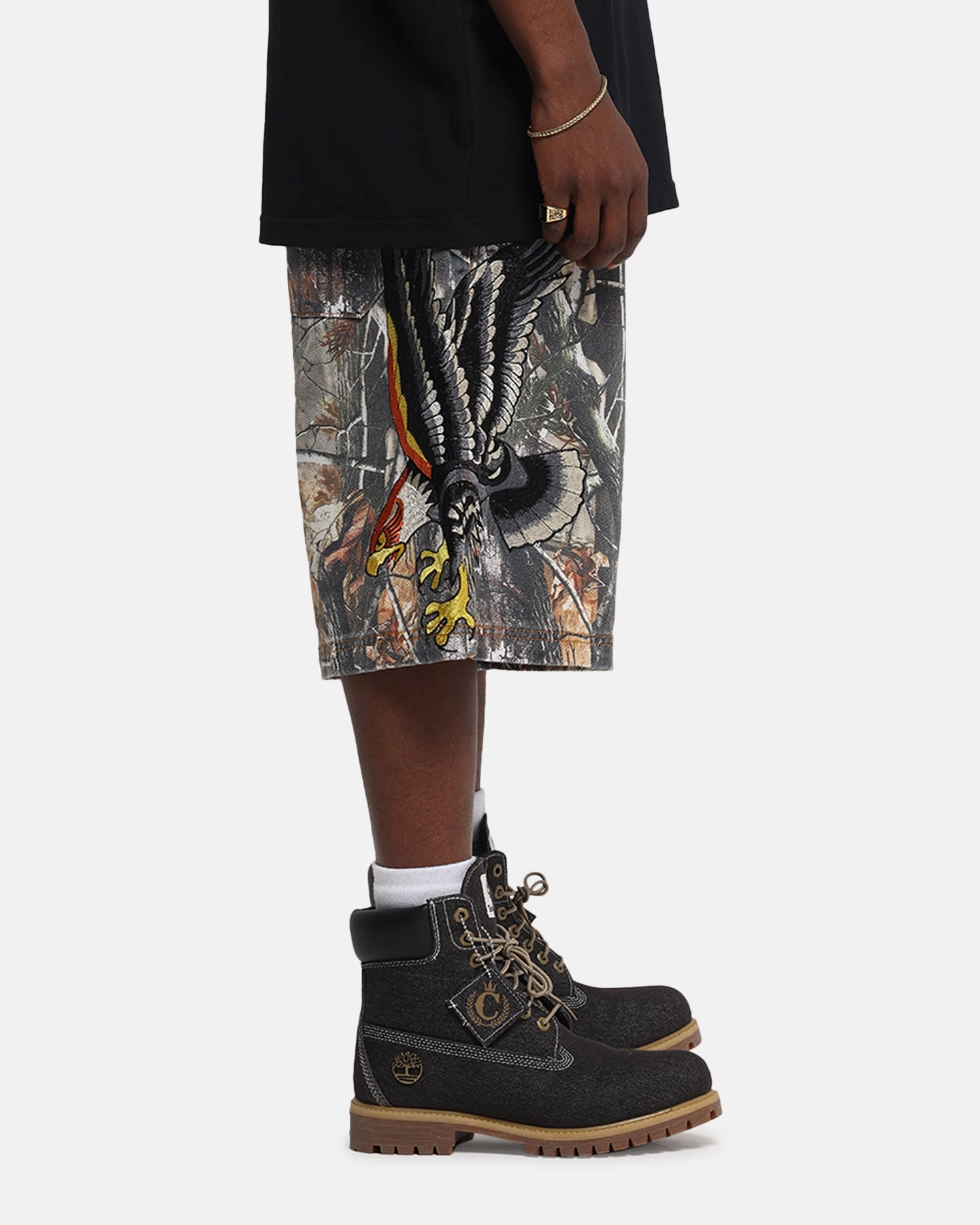 picnic wear Ed Hardy Eagle Jorts Real Tree Camo