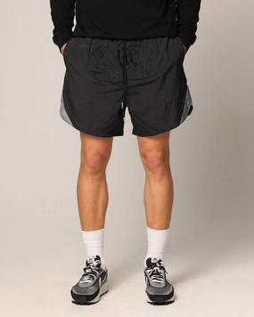 Loiter Shadow Walk Shorts Black Warm Weather Style Sneakers