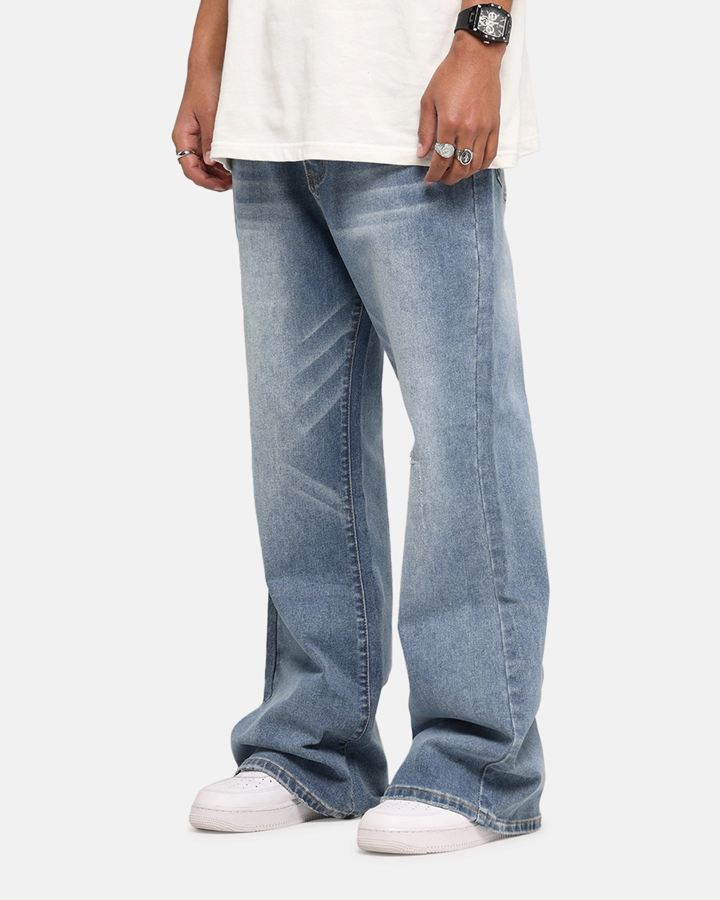 XXIII Game Play Flared Jeans Blue Denim Date Night Sustainable Weekend Uniform