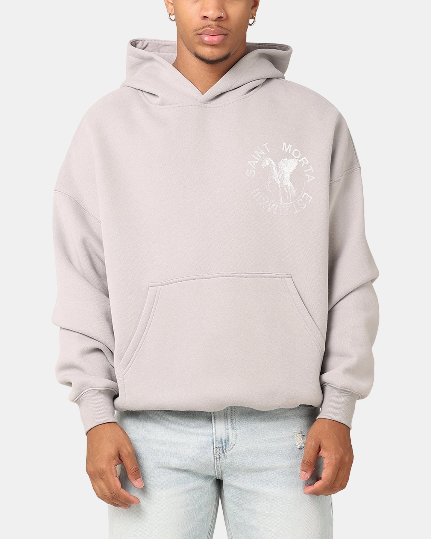 Engineer rainy - day gear Saint Morta Pegasus Premium Hoodie Grey
