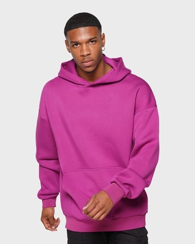 XXIII Riaz Hoodie Dark Grape Endorse Bonded Zippers