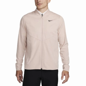 Layered Comfort Look Ergonomic Seams Nike Tour Essential Golf Jacket Pink Oxford/Black - SU24 Men