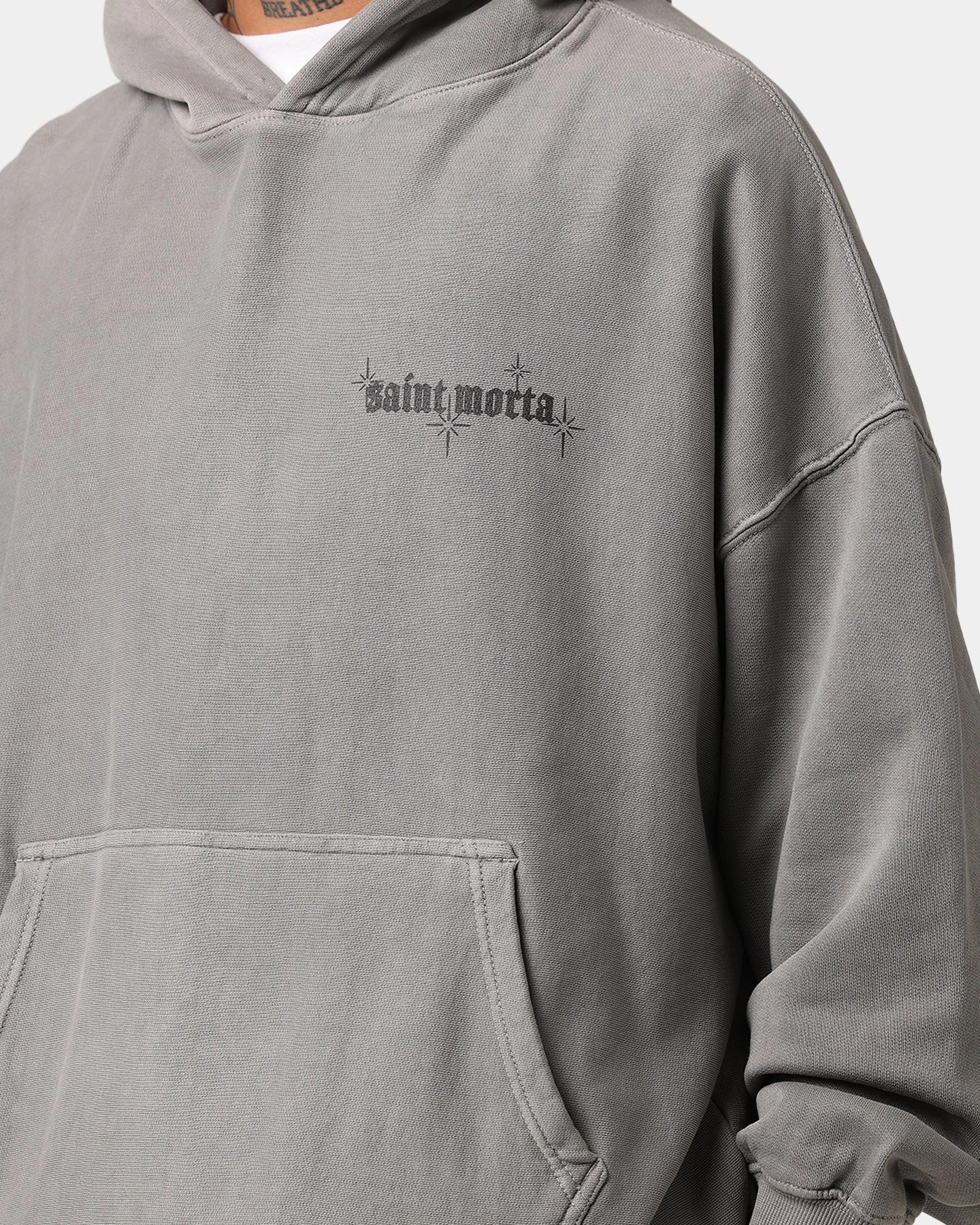 Relax Shell Saint Morta Ethereal Hoodie Washed Charcoal