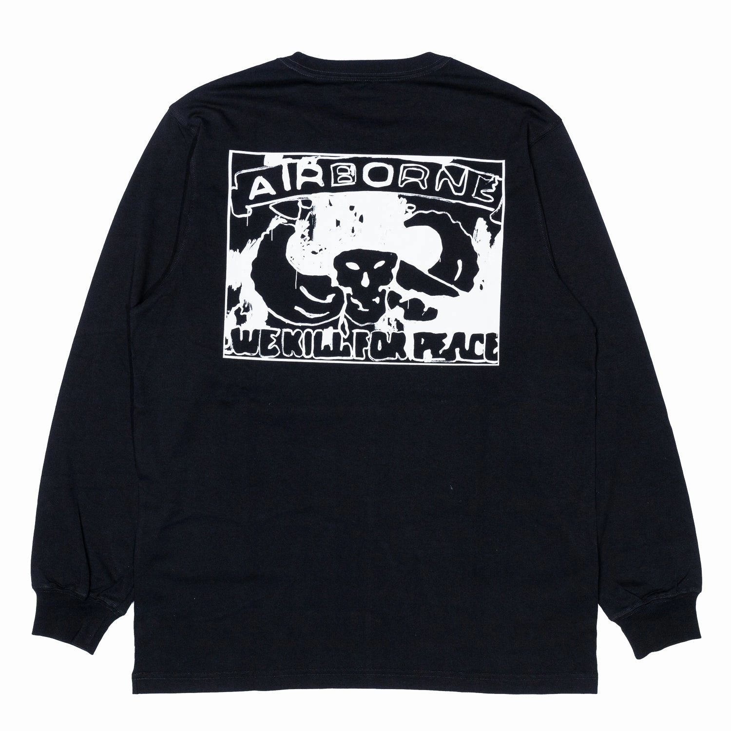 Maharishi Warhol Peace Print  L/S 'Black' Multipurpose Layering Fabric