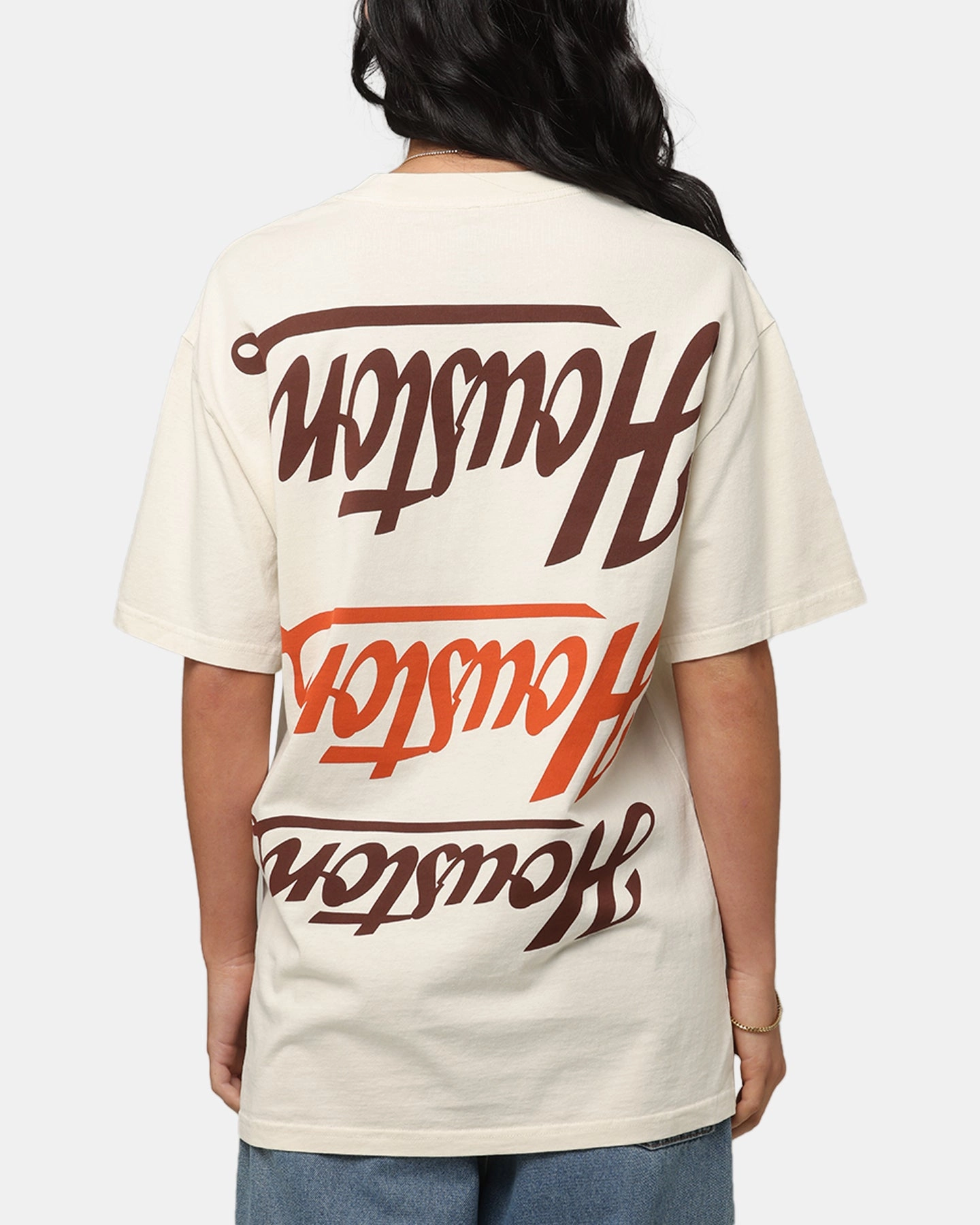 Weekend Style Gym workout Majestic Athletic Houston Astros Patchwork T-Shirt Ecru
