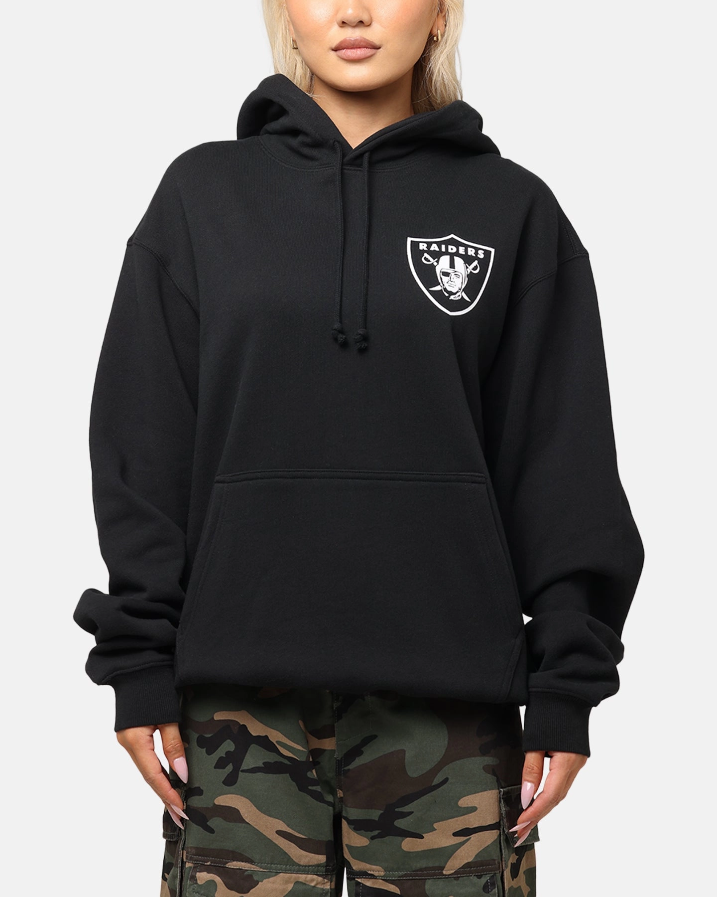 students Majestic Athletic Las Vegas Raiders Acland Hoodie Black