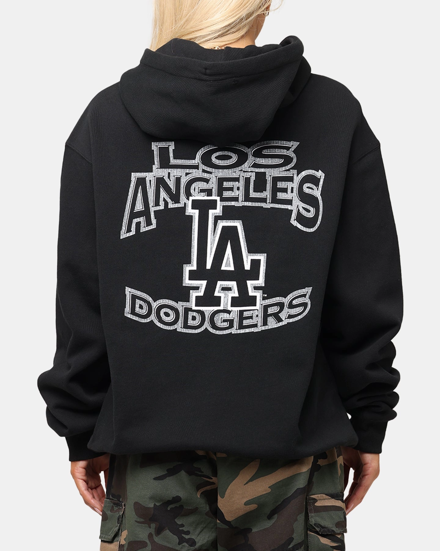 Majestic Athletic Los Angeles Dodgers Acland Hoodie Black Travel Comfort