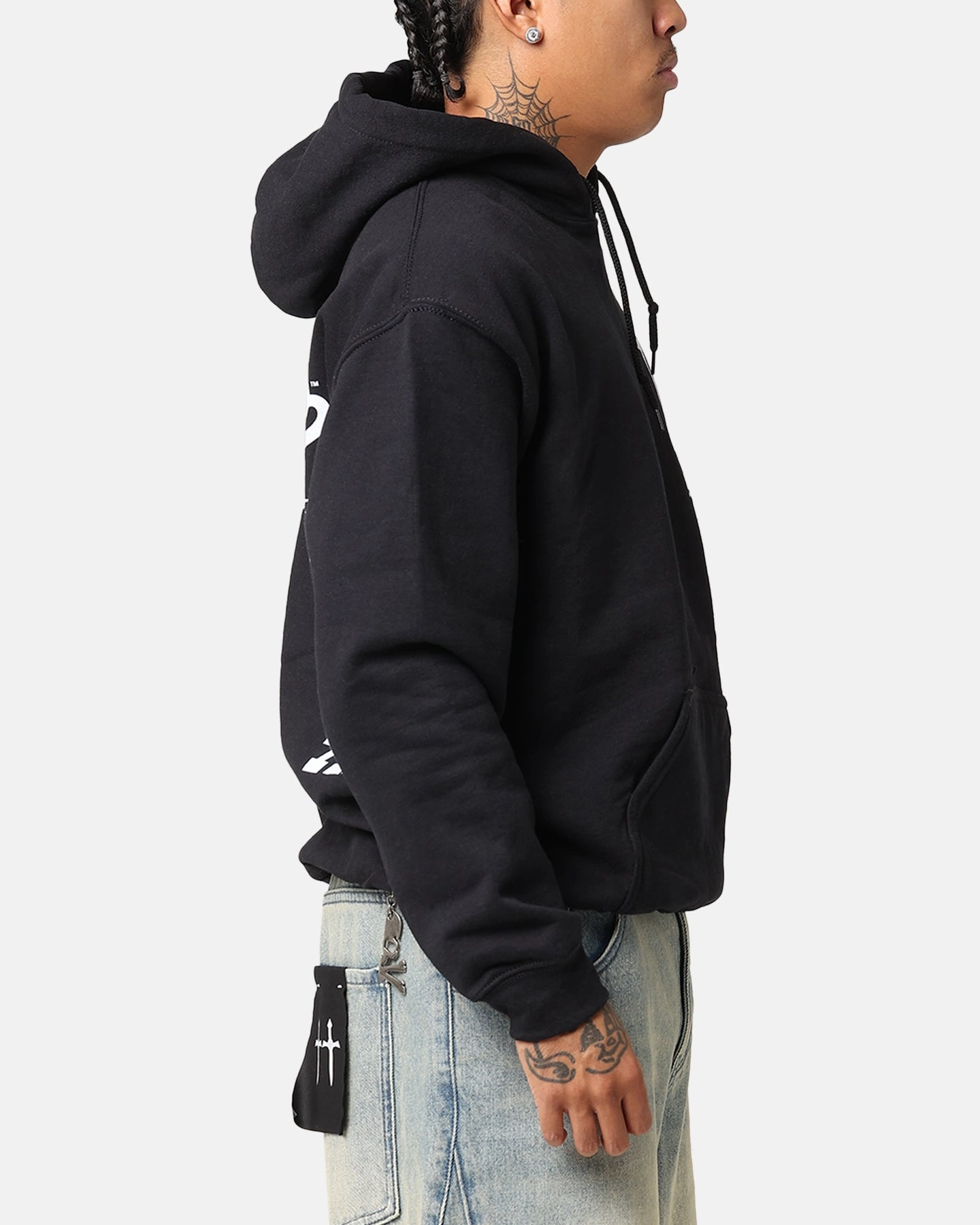 Zippered Closure Popular Majestic Athletic Los Angeles Dodgers Arch Stack Hoodie Black