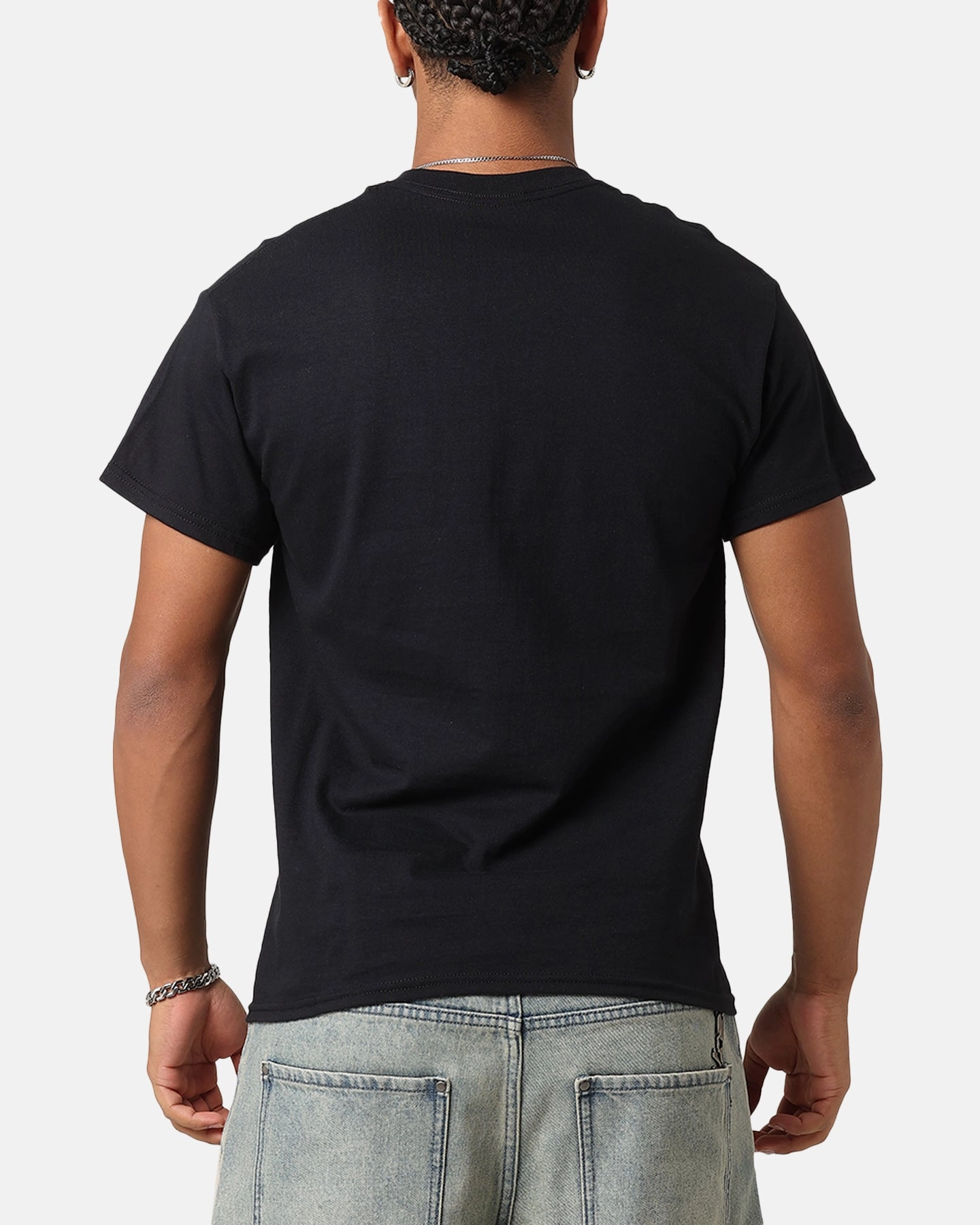 Majestic Athletic Los Angeles Dodgers Blecker Team Arch T-Shirt Black No Slip Shoulder Design