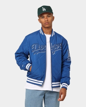 Empower Majestic Athletic Los Angeles Dodgers Tonals Quilted Varsity Jacket Royal