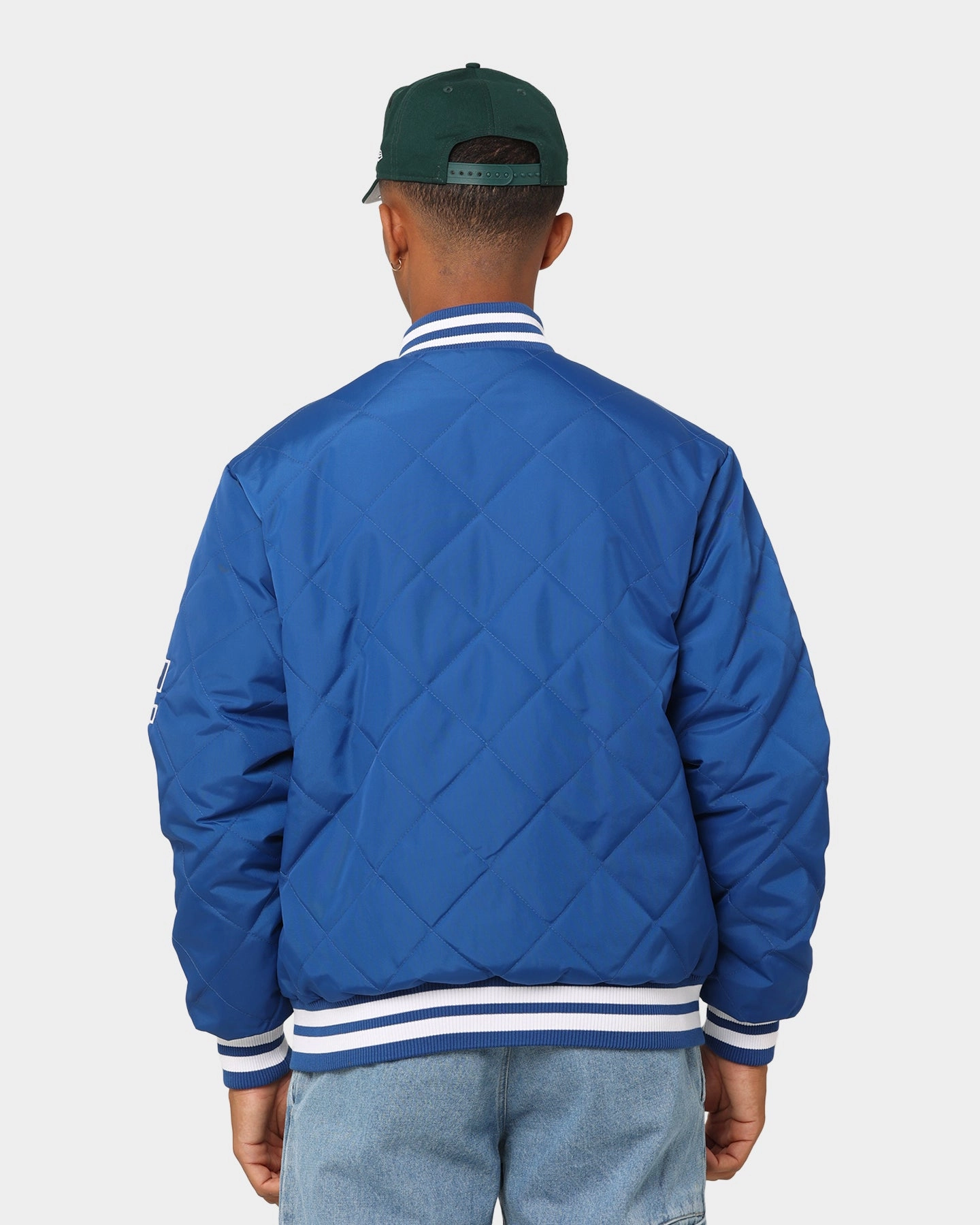 Roll Active Protection Majestic Athletic Los Angeles Dodgers Tonals Quilted Varsity Jacket Royal