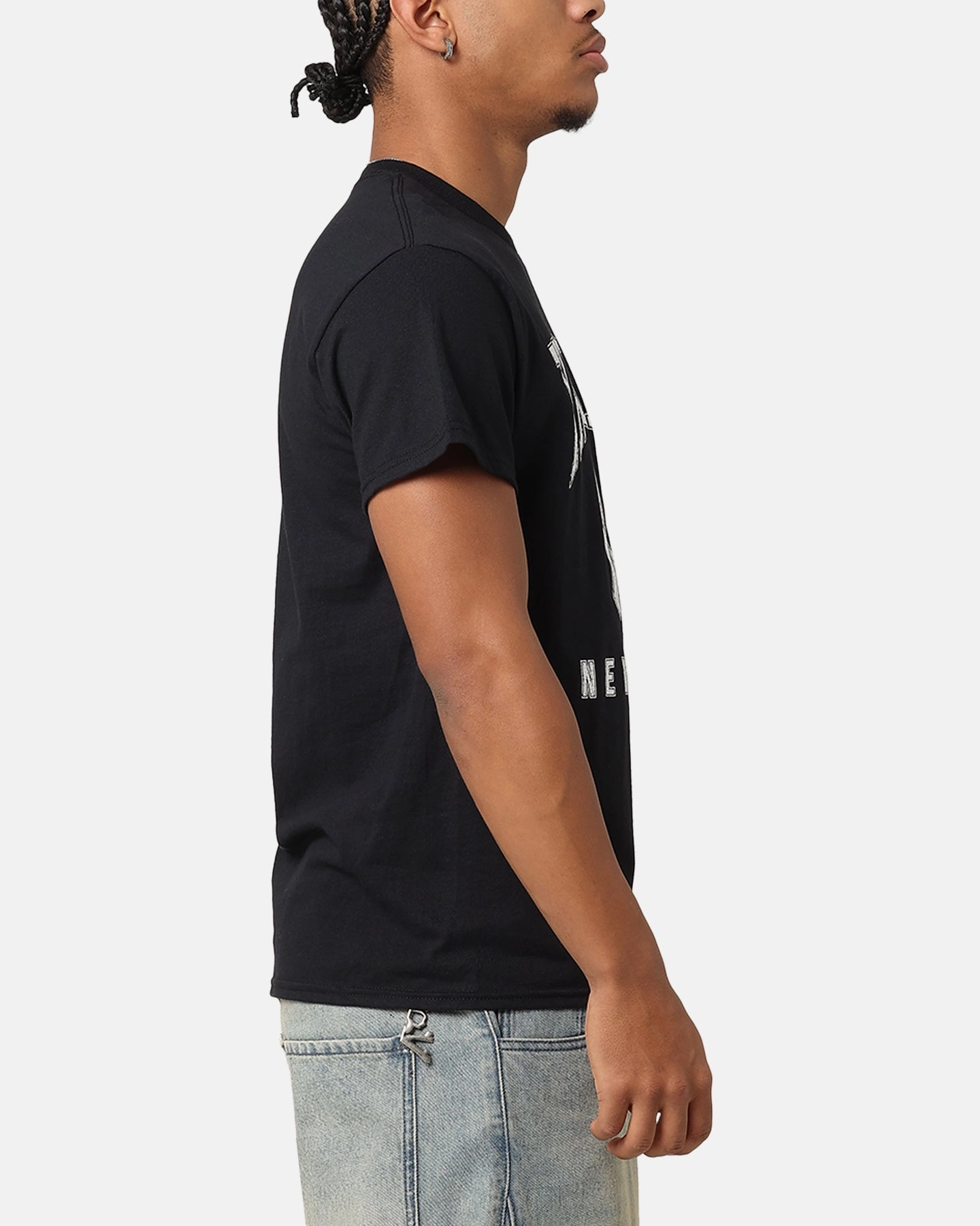 Business Meeting Majestic Athletic New York Yankees Blecker Team Arch T-Shirt Black