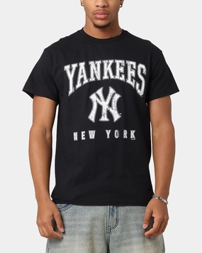 Simple Yet Cozy Timeless Comfort Majestic Athletic New York Yankees Blecker Team Arch T-Shirt Black