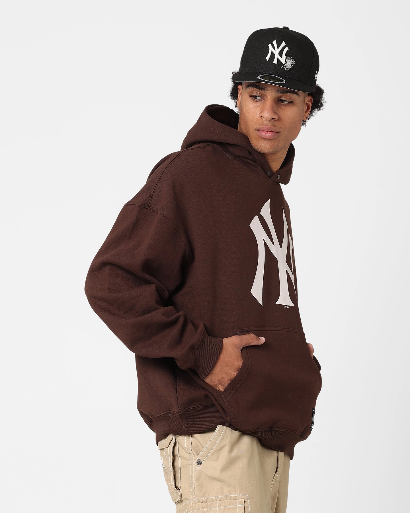 Majestic Athletic New York Yankees Core Hoodie Dark Oak Operation Bond