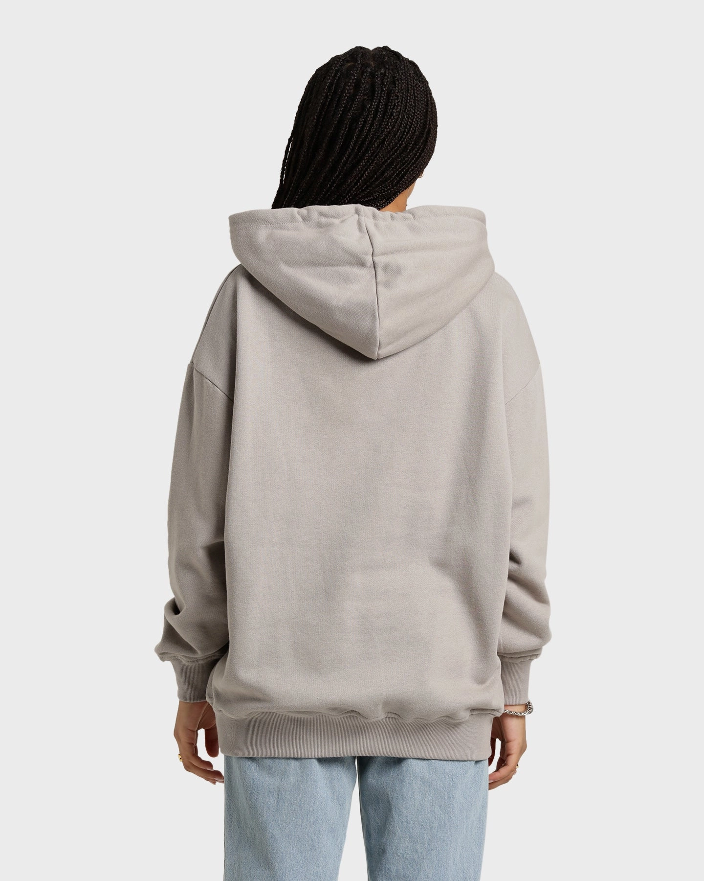 Playboy Bunny Basics Oversized Hoodie Smoke Reflective Safety Details
