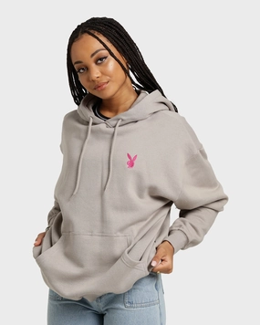 Playboy Bunny Basics Oversized Hoodie Smoke Empower