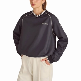 Malbon Alessia Windbreaker Golf Pullover Black - SS25 Women Everyday Layers
